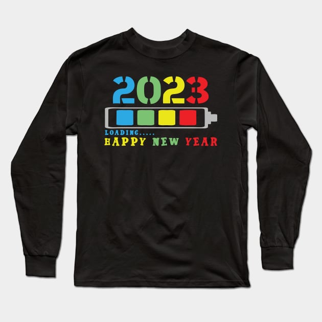 HAVE A MERRY CHRISTMAS - HAPPY NEW YEAR 2023 Long Sleeve T-Shirt by levelsart